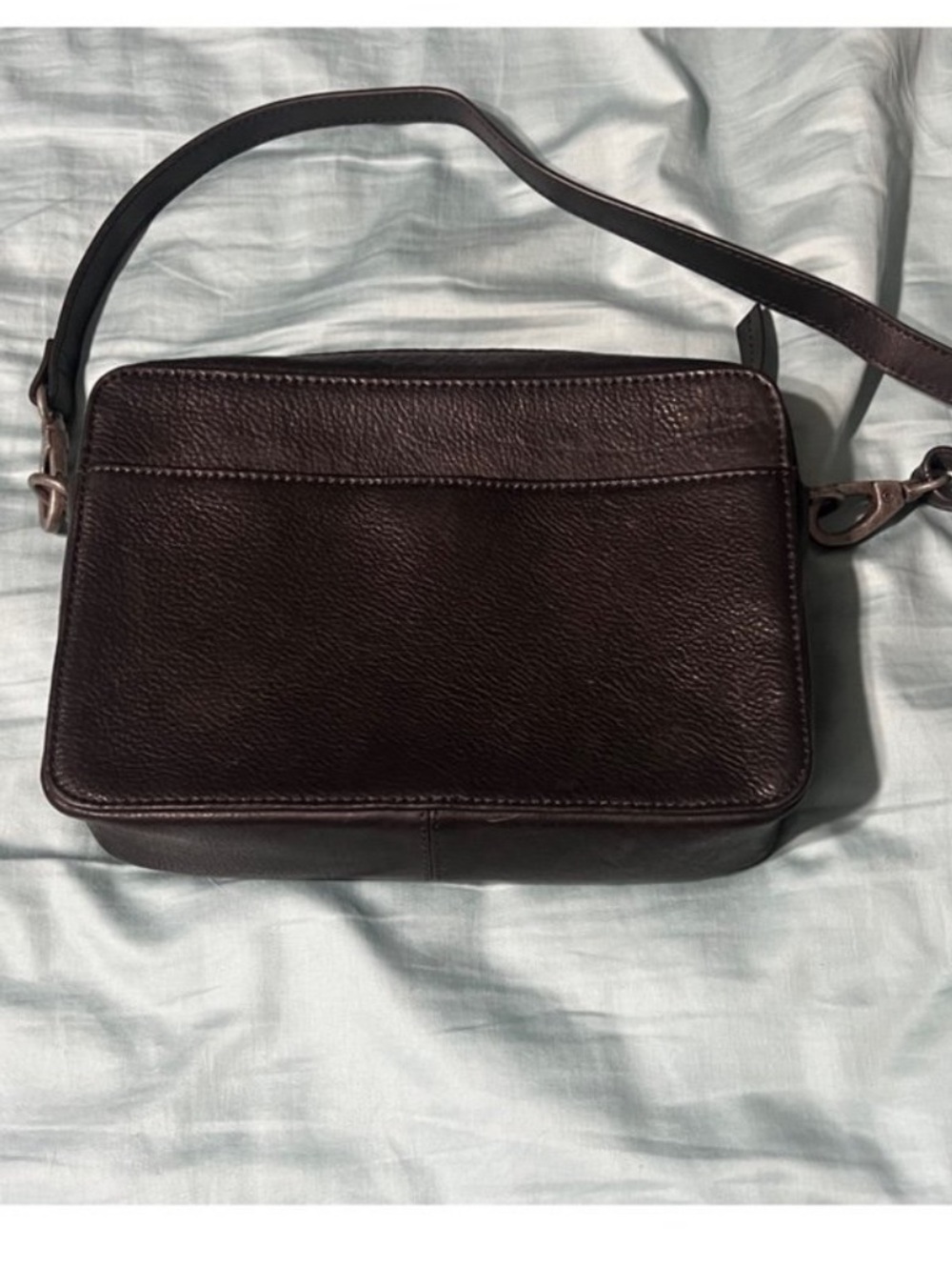 STS Ranchwear Dark Brown Leather Crossbody Bag
